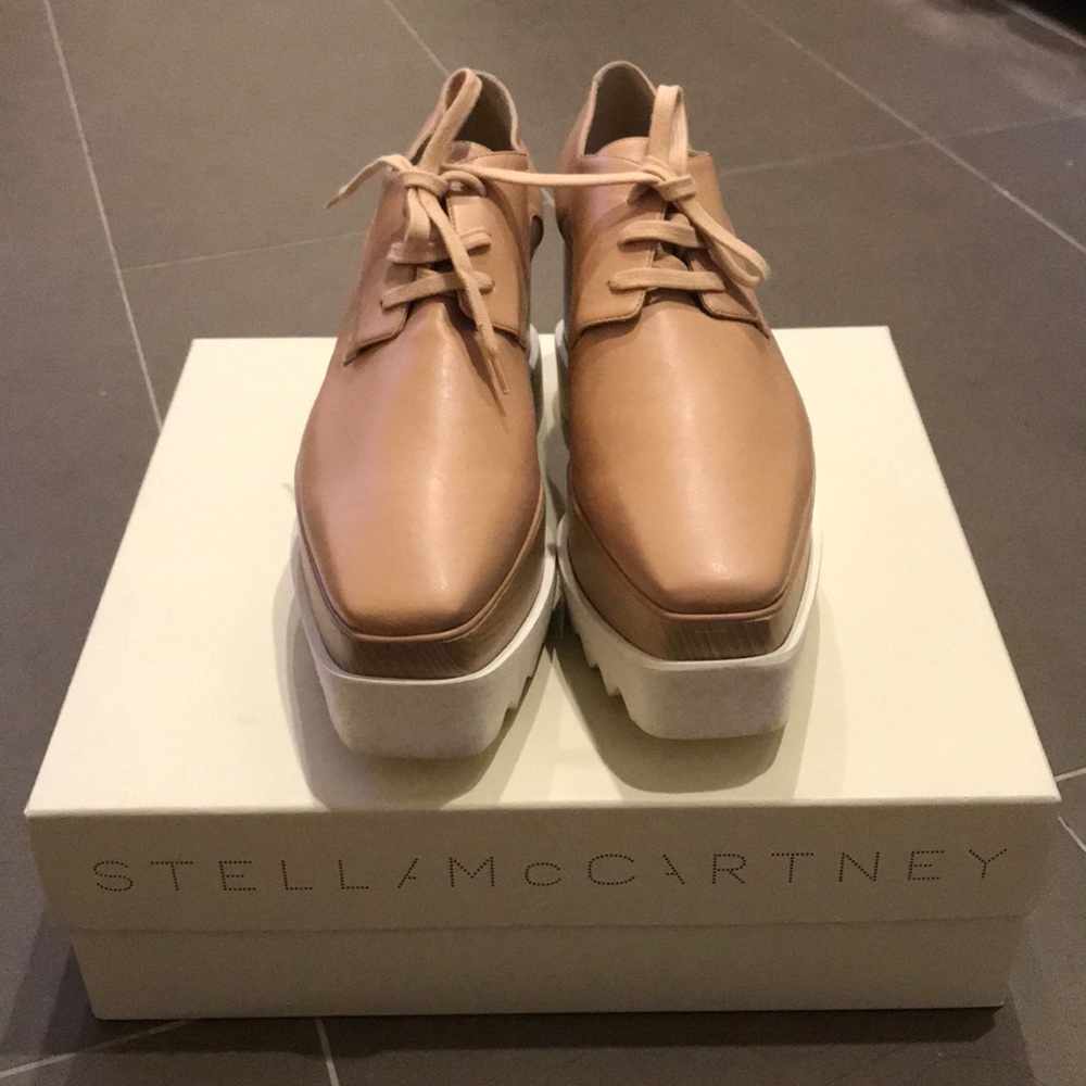 BRAND NEW Stella McCartney Elyse Oxford Platforms